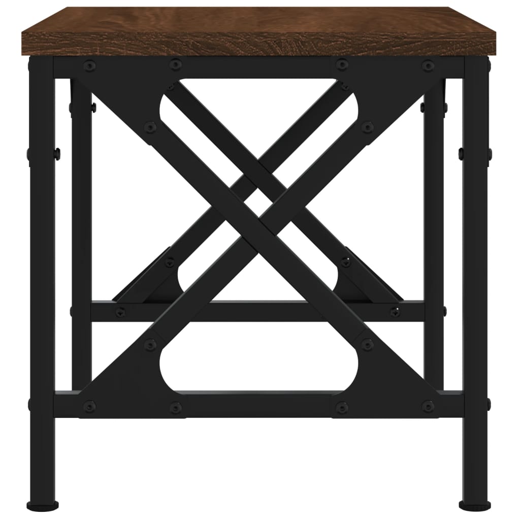 Printerstandaard 40x30x31 cm bewerkt hout bruin eikenkleur is nu te koop bij PeponiXL, paradijselijk wonen!