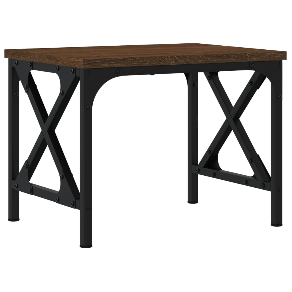 Printerstandaard 40x30x31 cm bewerkt hout bruin eikenkleur is nu te koop bij PeponiXL, paradijselijk wonen!