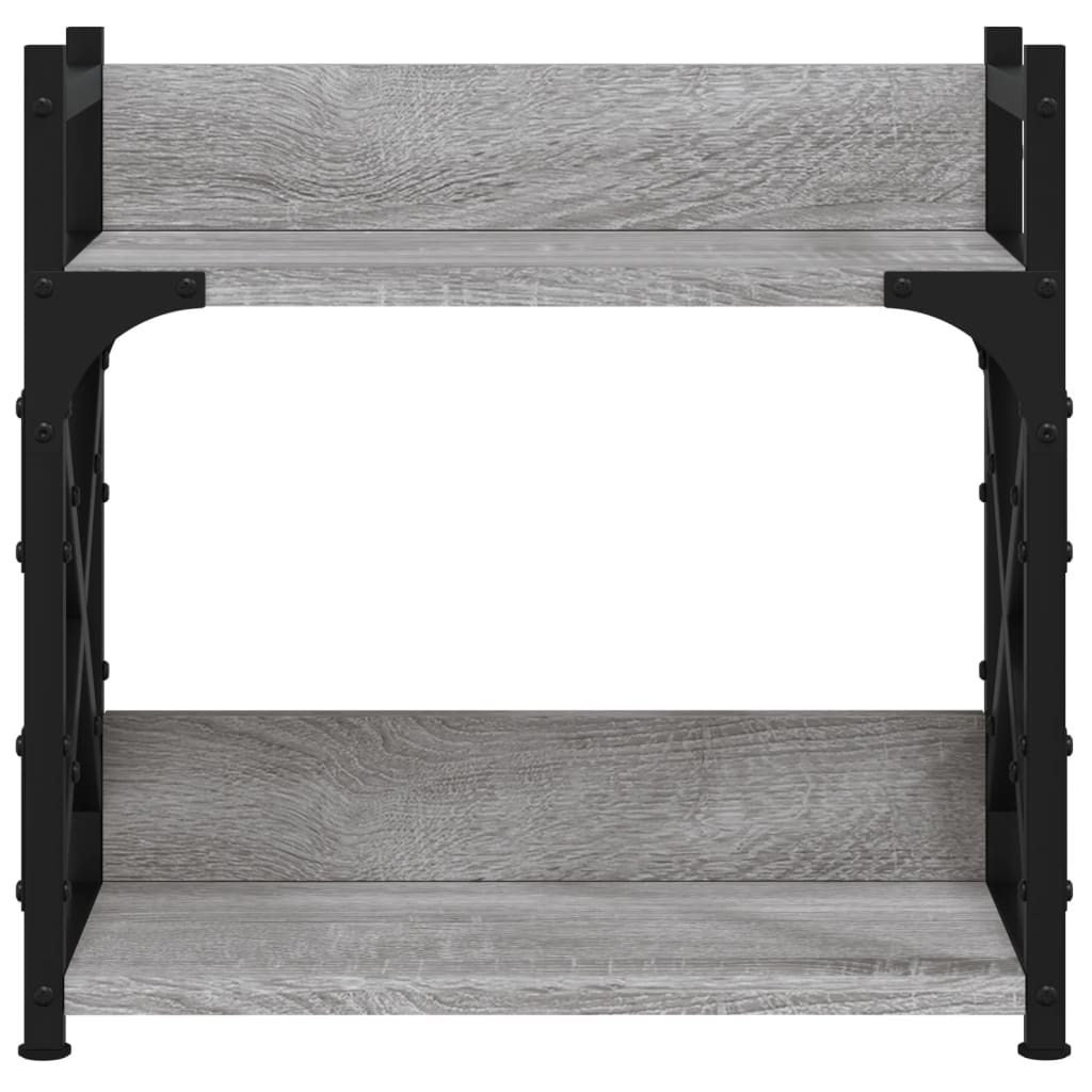 Printerstandaard 2-laags 40x20x40 cm bewerkt hout grijs sonoma is nu te koop bij PeponiXL, paradijselijk wonen!