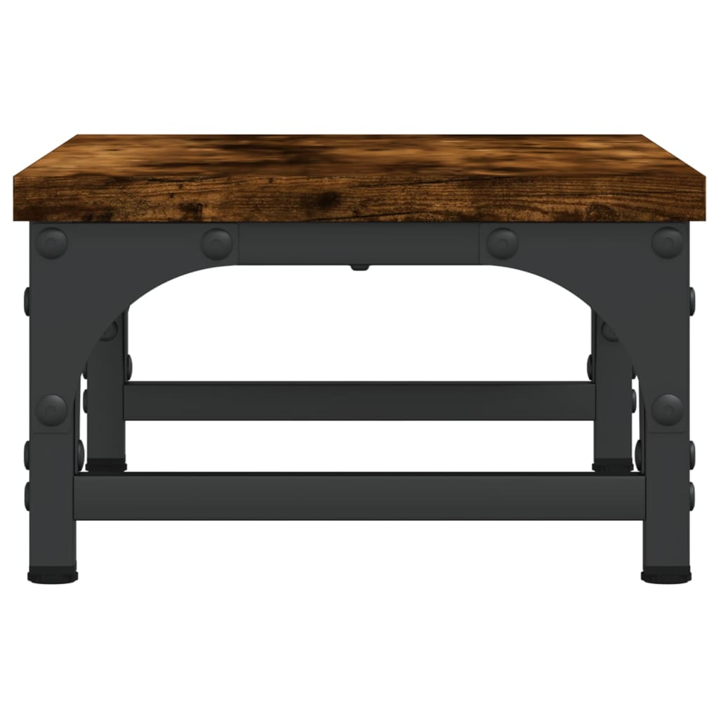 Monitorstandaard 37x23x14 cm bewerkt hout gerookt eikenkleurig is nu te koop bij PeponiXL, paradijselijk wonen!