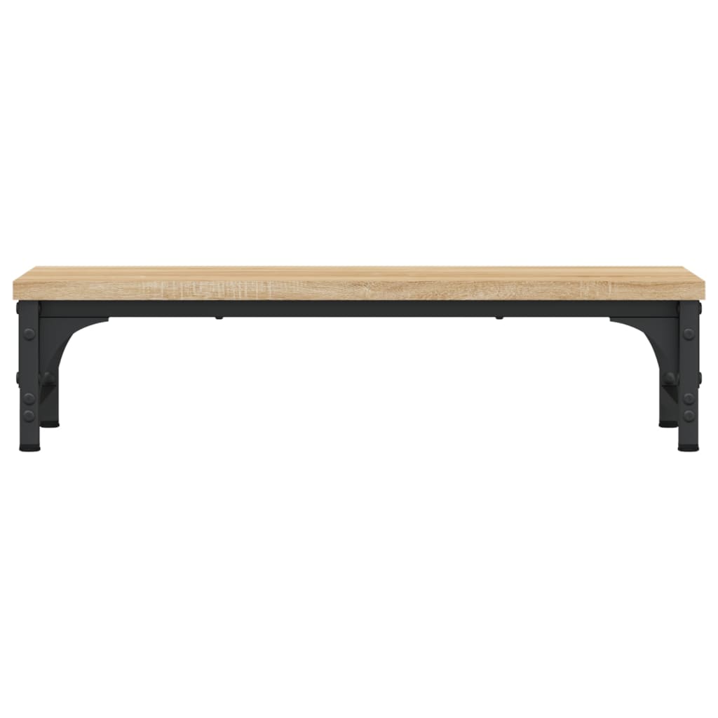 Monitorstandaard 55x23x14 cm bewerkt hout sonoma eikenkleurig is nu te koop bij PeponiXL, paradijselijk wonen!