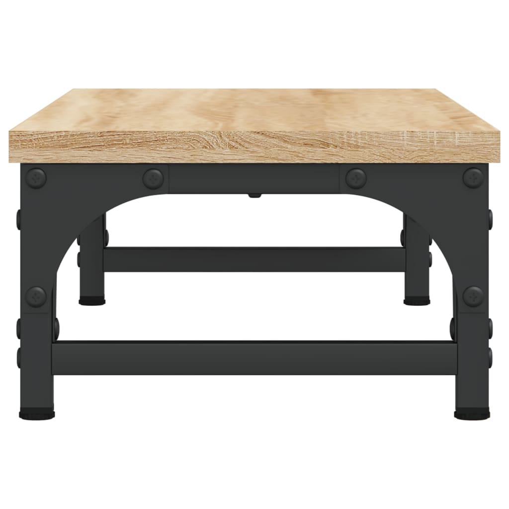 Monitorstandaard 55x23x14 cm bewerkt hout sonoma eikenkleurig is nu te koop bij PeponiXL, paradijselijk wonen!