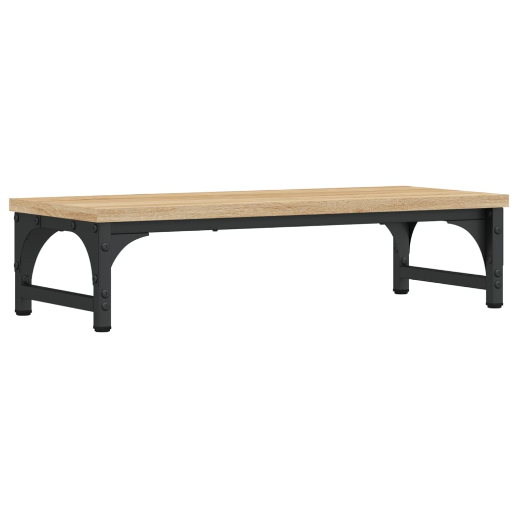 Monitorstandaard 55x23x14 cm bewerkt hout sonoma eikenkleurig is nu te koop bij PeponiXL, paradijselijk wonen!