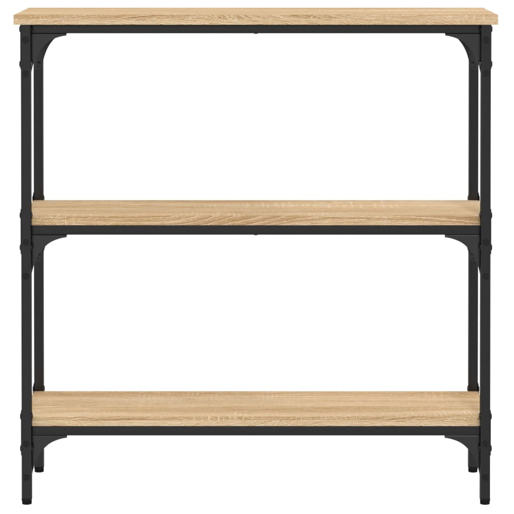 Consoletafel Sonoma Eiken 75x22,5x75 cm Bewerkt Hout is nu te koop bij PeponiXL, paradijselijk wonen!