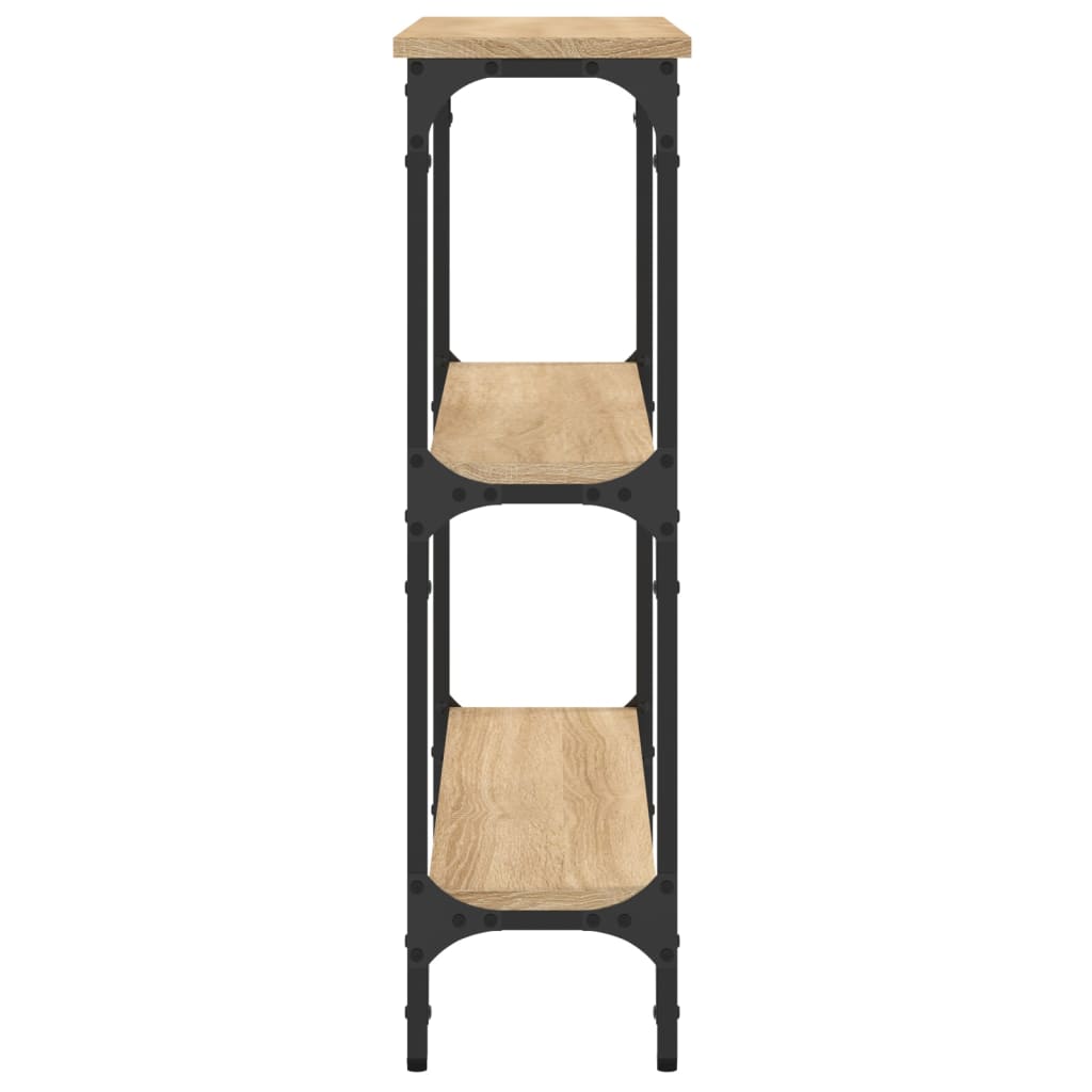 Consoletafel Sonoma Eiken 75x22,5x75 cm Bewerkt Hout is nu te koop bij PeponiXL, paradijselijk wonen!