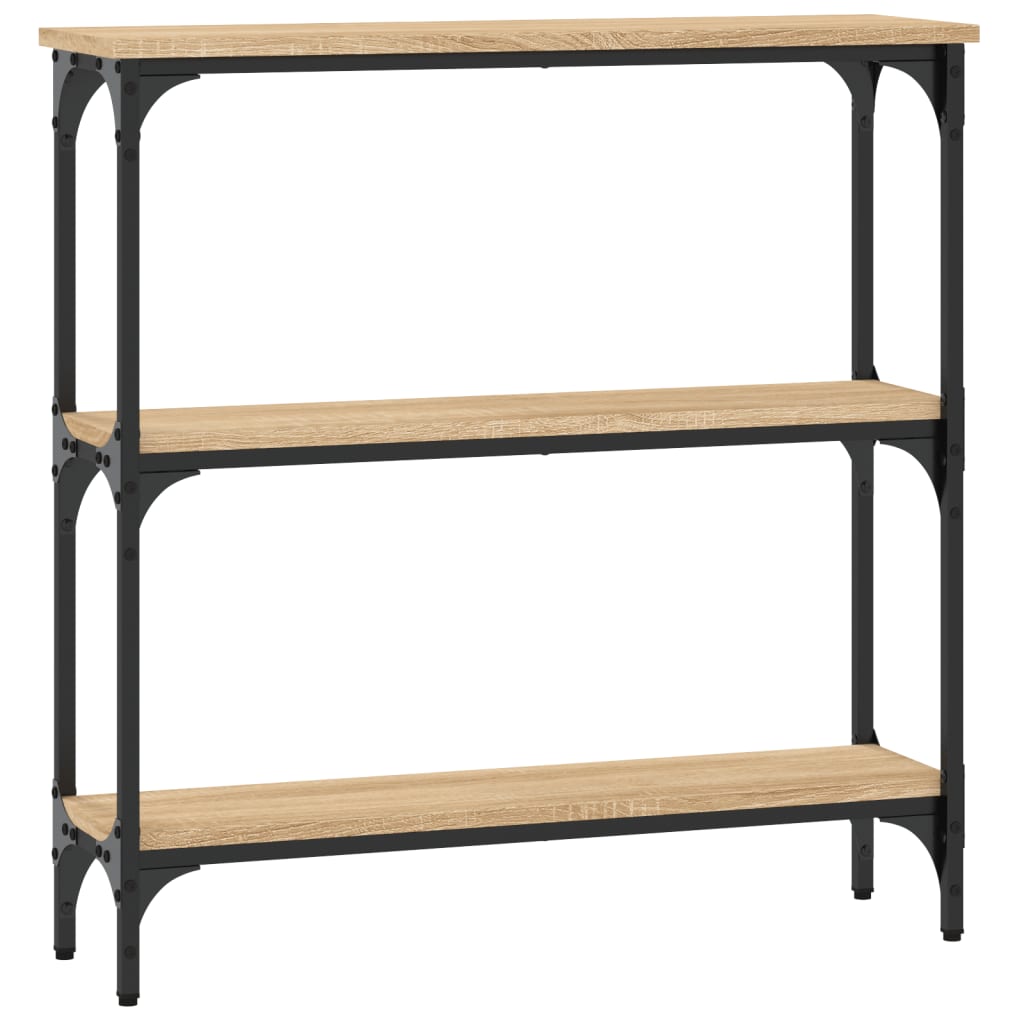 Consoletafel Sonoma Eiken 75x22,5x75 cm Bewerkt Hout is nu te koop bij PeponiXL, paradijselijk wonen!