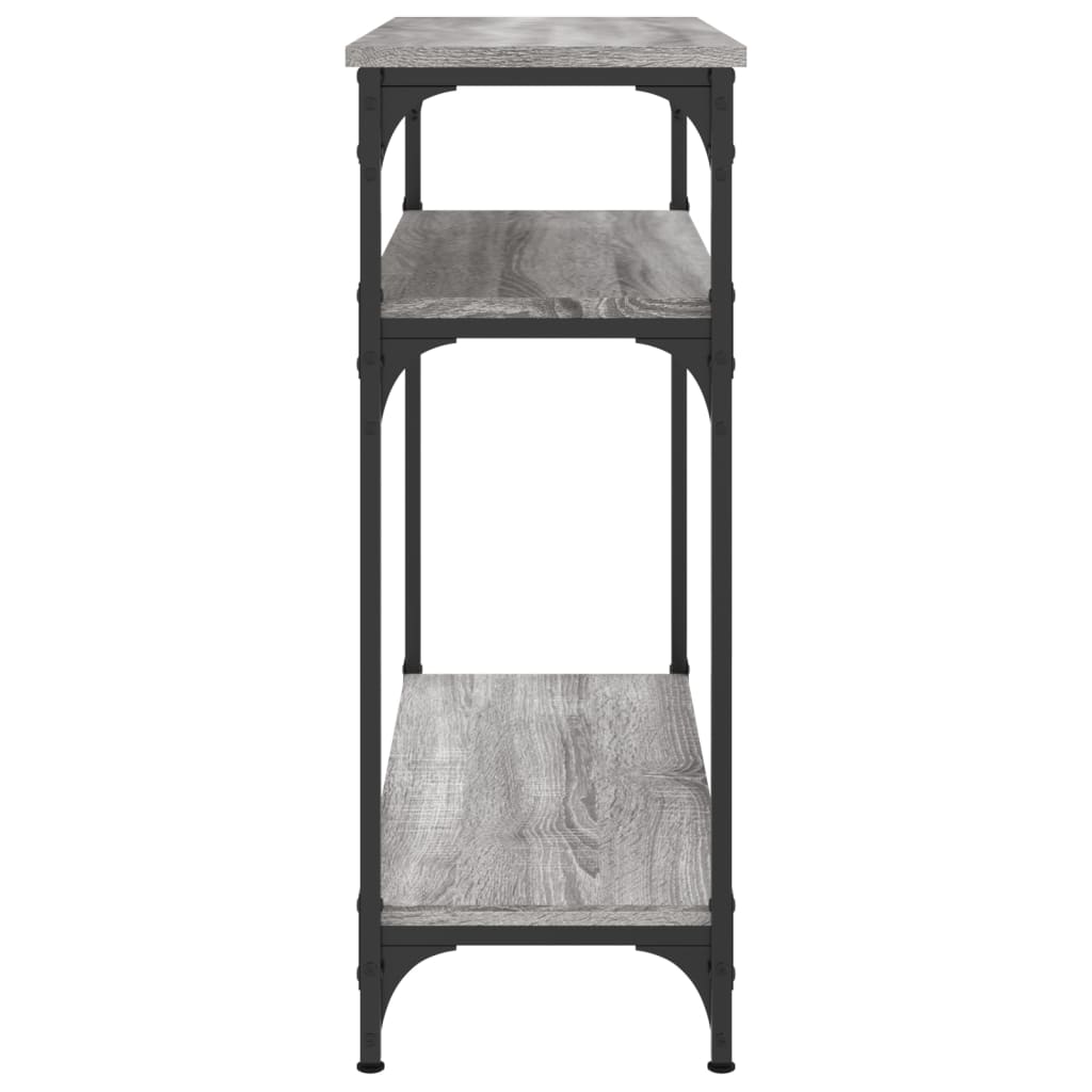 Wandtafel 75x29x75 cm bewerkt hout grijs sonoma eikenkleurig is nu te koop bij PeponiXL, paradijselijk wonen!
