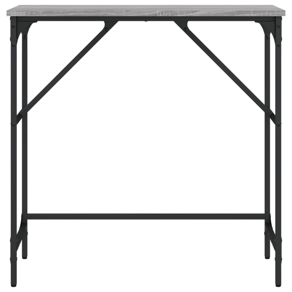 Wandtafel 75x32x75 cm bewerkt hout grijs sonoma eikenkleurig is nu te koop bij PeponiXL, paradijselijk wonen!