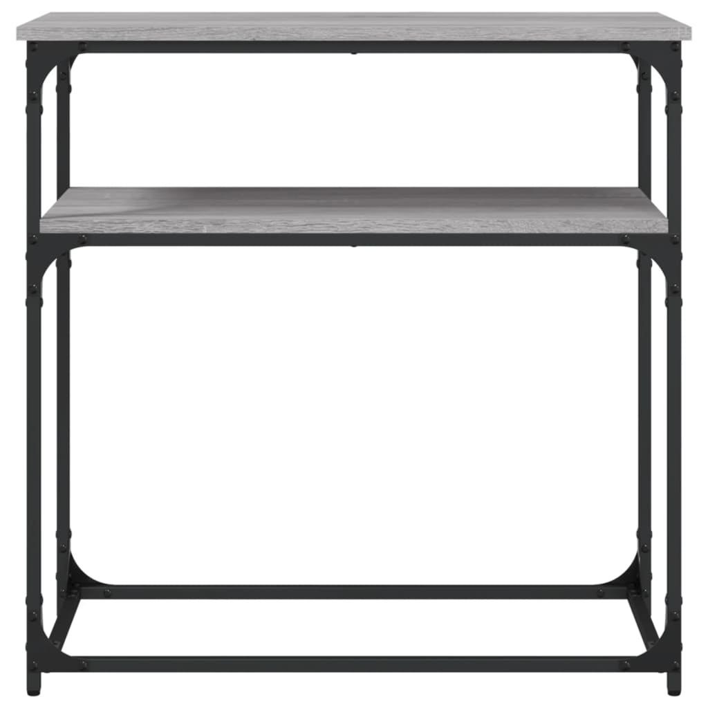 Wandtafel 75x35,5x75 cm bewerkt hout grijs sonoma eikenkleurig is nu te koop bij PeponiXL, paradijselijk wonen!