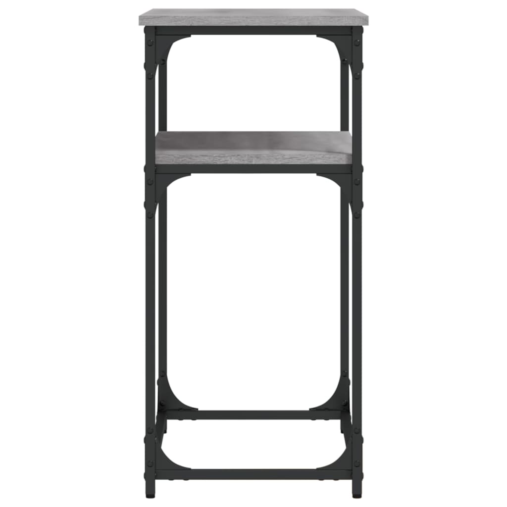 Wandtafel 75x35,5x75 cm bewerkt hout grijs sonoma eikenkleurig is nu te koop bij PeponiXL, paradijselijk wonen!