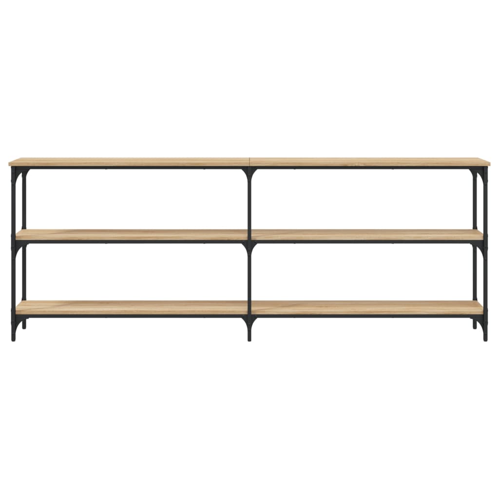 Consoletafel Sonoma Eiken 200x29x75 cm Bewerkt Hout is nu te koop bij PeponiXL, paradijselijk wonen!