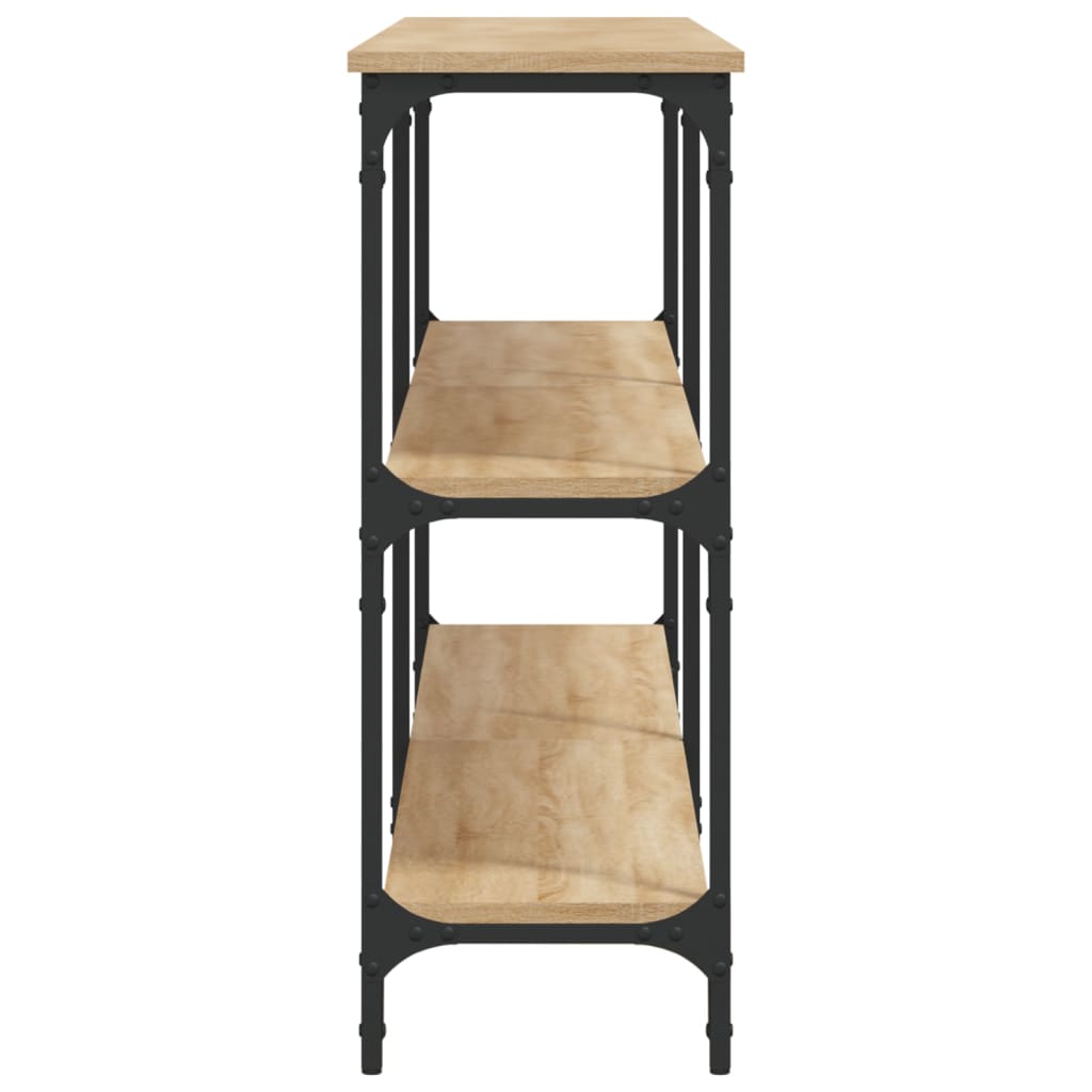Consoletafel Sonoma Eiken 200x29x75 cm Bewerkt Hout is nu te koop bij PeponiXL, paradijselijk wonen!