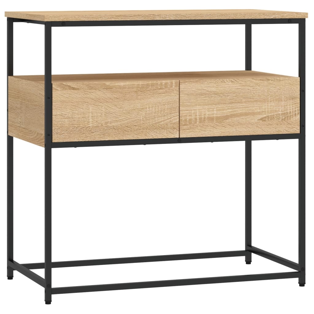 Consoletafel Sonoma Eiken 75x40x75 cm Bewerkt Hout is nu te koop bij PeponiXL, paradijselijk wonen!