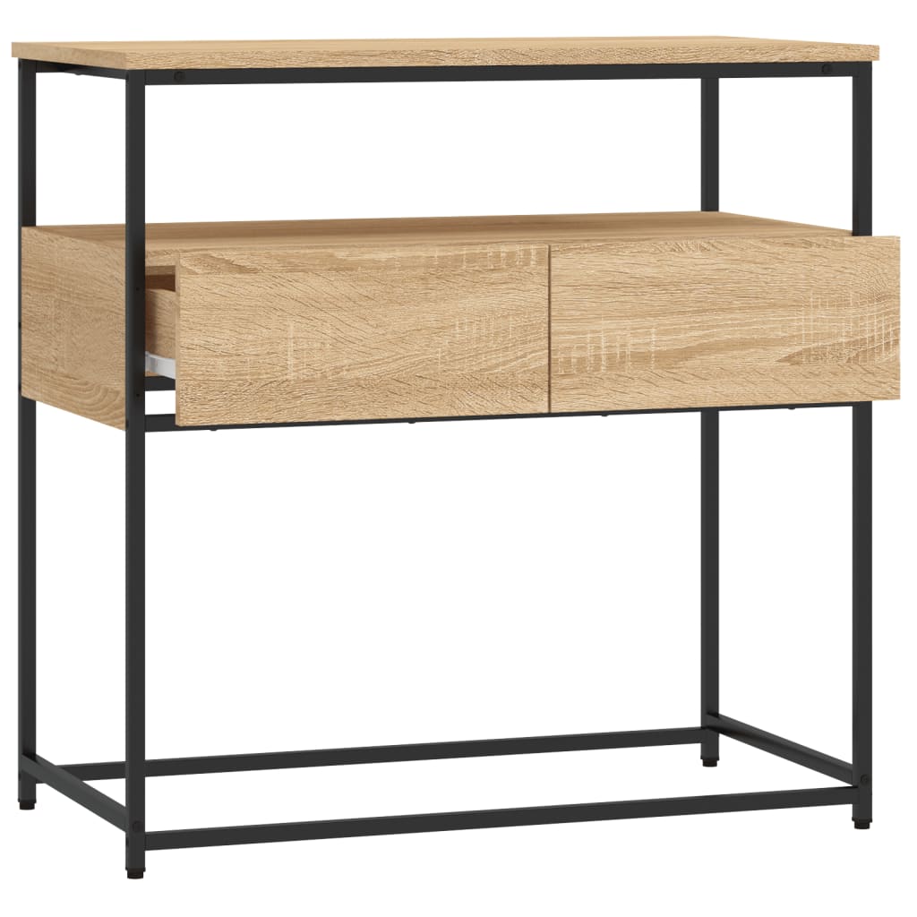 Consoletafel Sonoma Eiken 75x40x75 cm Bewerkt Hout is nu te koop bij PeponiXL, paradijselijk wonen!