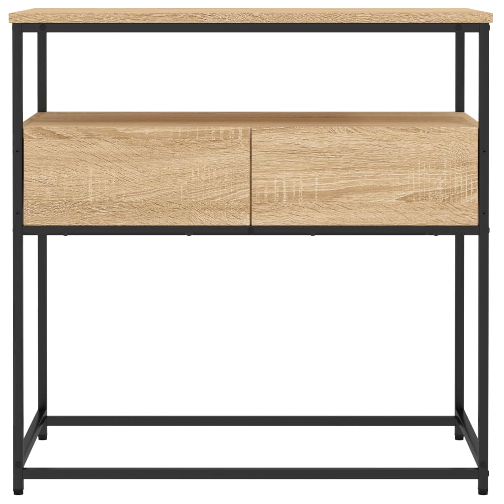 Consoletafel Sonoma Eiken 75x40x75 cm Bewerkt Hout is nu te koop bij PeponiXL, paradijselijk wonen!