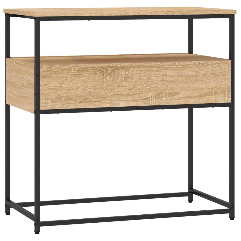 Consoletafel Sonoma Eiken 75x40x75 cm Bewerkt Hout is nu te koop bij PeponiXL, paradijselijk wonen!