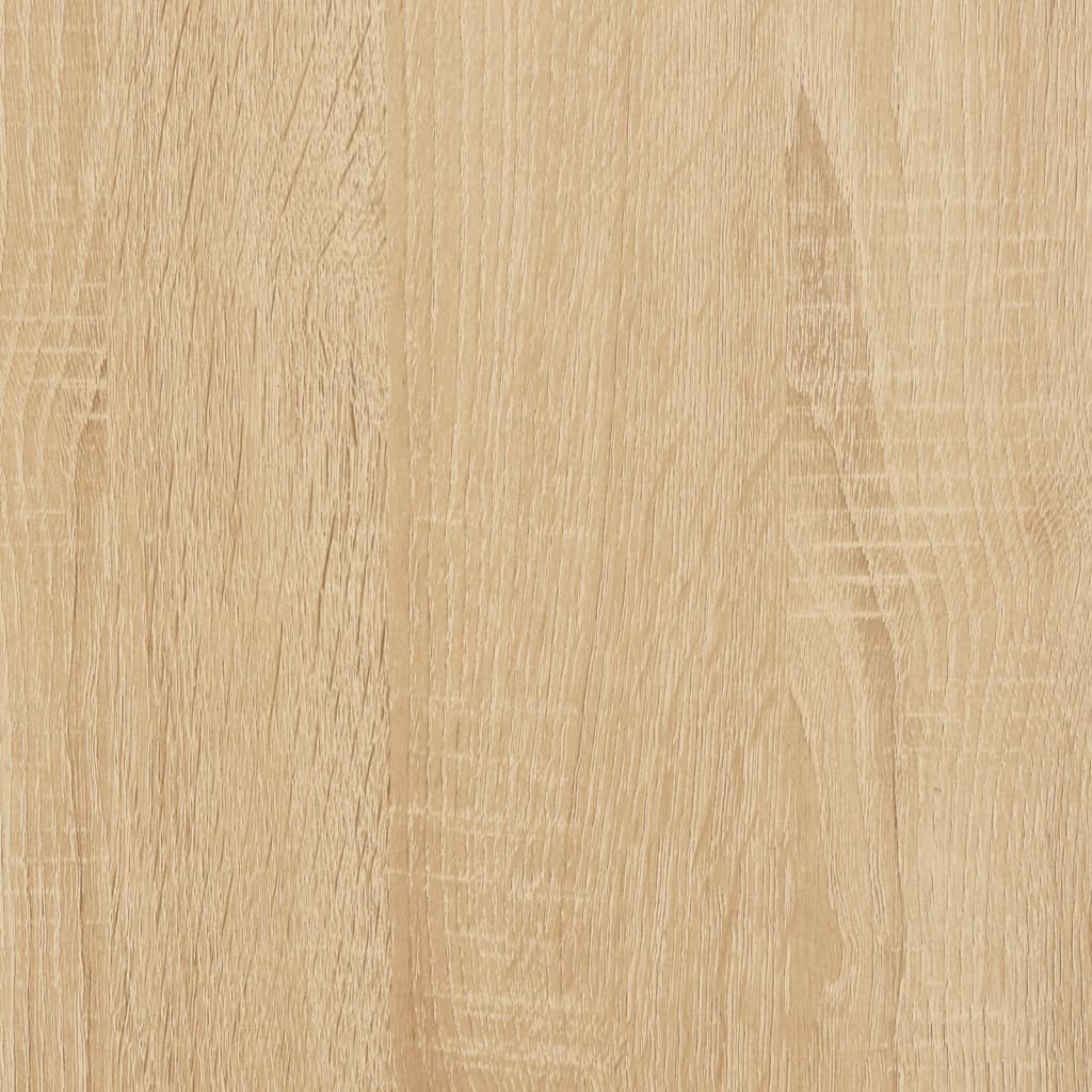 Hoge kast 62x32x106,5 cm bewerkt hout sonoma eikenkleurig is nu te koop bij PeponiXL, paradijselijk wonen!