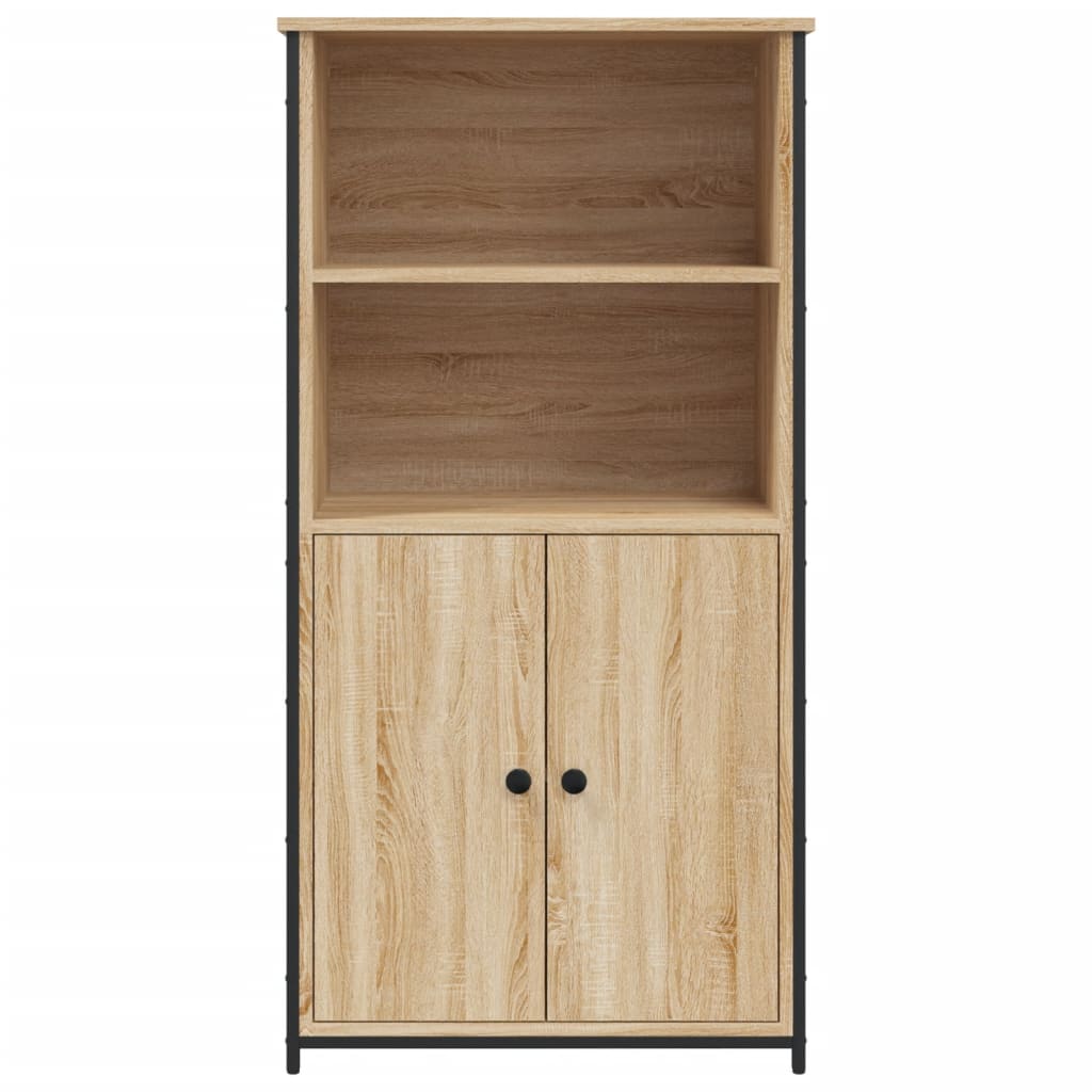 Hoge kast 62x36x121,5 cm bewerkt hout sonoma eiken is nu te koop bij PeponiXL, paradijselijk wonen!