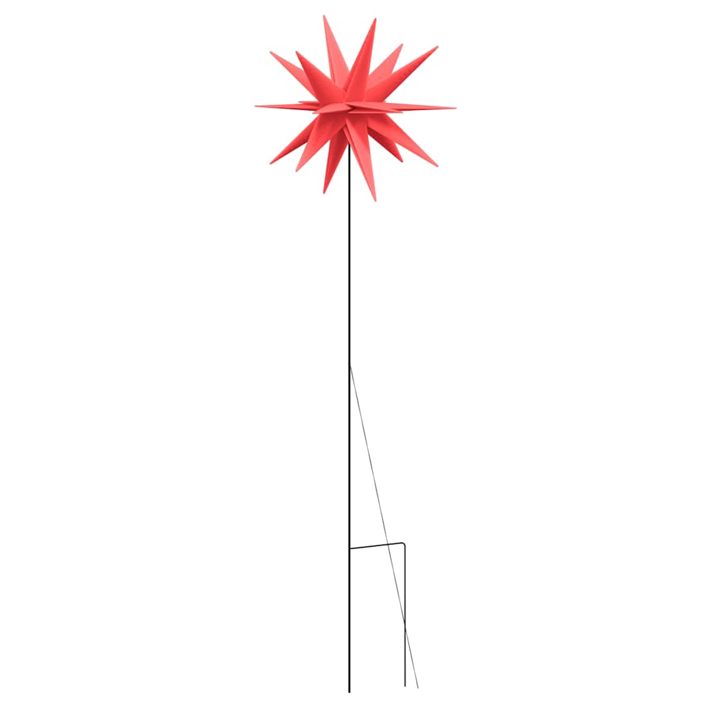 Kerstlamp met grondpin en LED inklapbaar 57 cm rood is nu te koop bij PeponiXL, paradijselijk wonen!