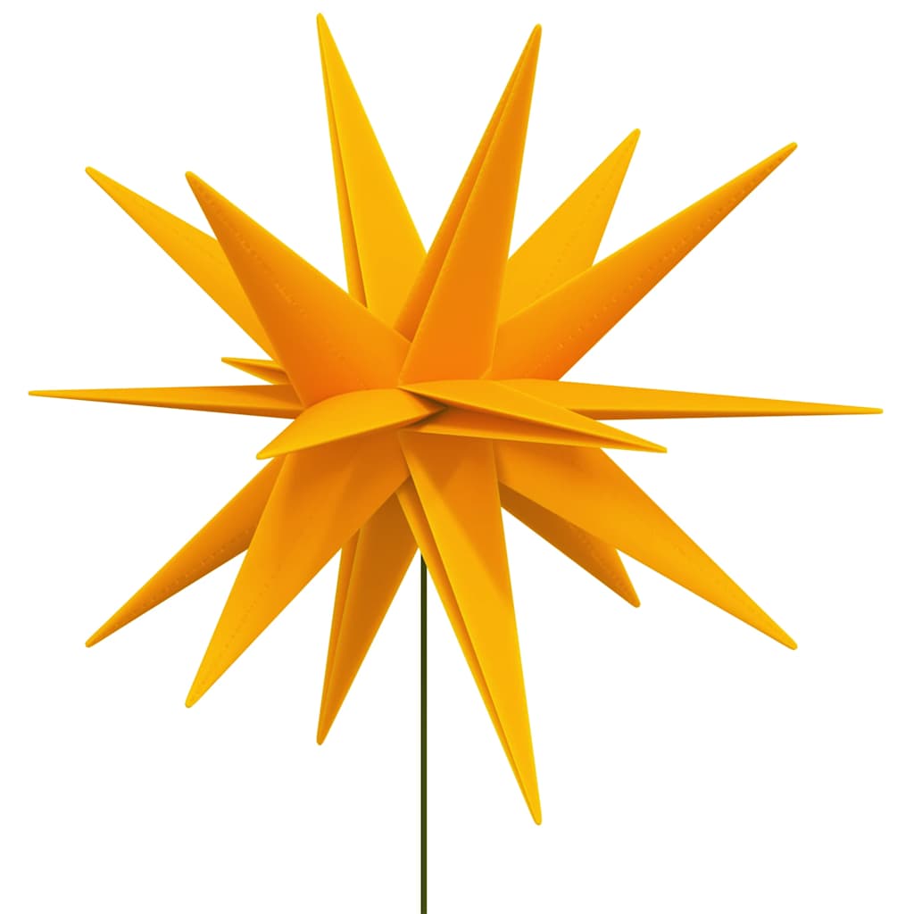 Kerstlamp met grondpin en LED inklapbaar 57 cm geel is nu te koop bij PeponiXL, paradijselijk wonen!