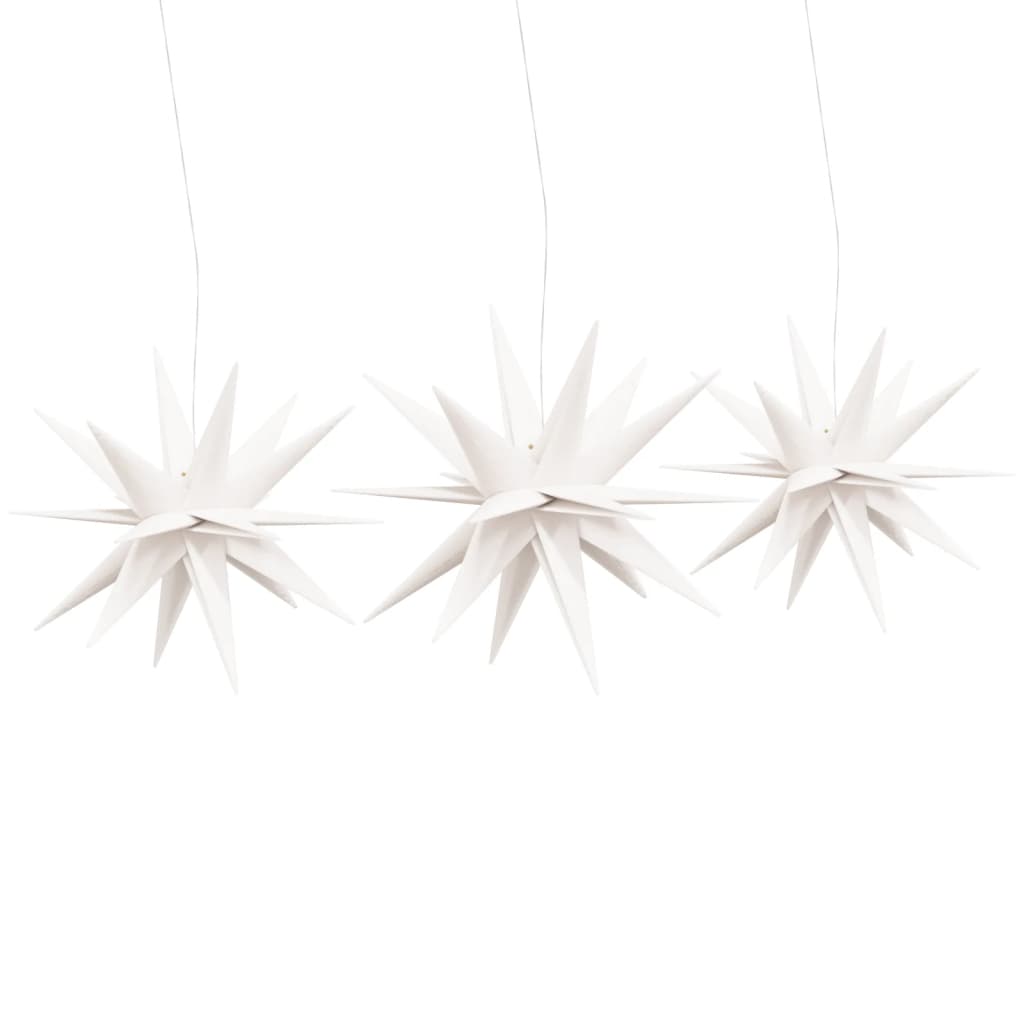 Kerstlampen met LED's 3 st inklapbaar wit is nu te koop bij PeponiXL, paradijselijk wonen!