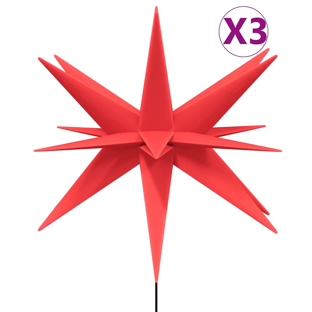Kerstlampen met grondpin en LED's 3 st 35 cm rood is nu te koop bij PeponiXL, paradijselijk wonen!