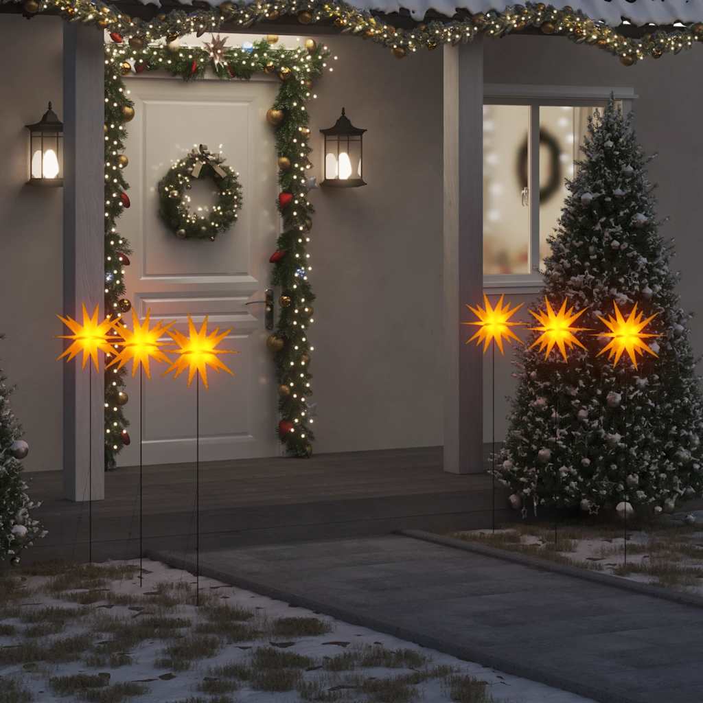 Kerstlampen met grondpin en LED's 3 st 35 cm geel is nu te koop bij PeponiXL, paradijselijk wonen!