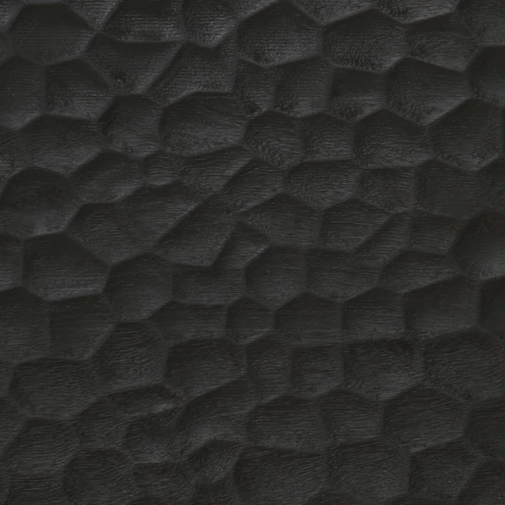 Salontafel 80x50x40 cm massief mangohout zwart is nu te koop bij PeponiXL, paradijselijk wonen!