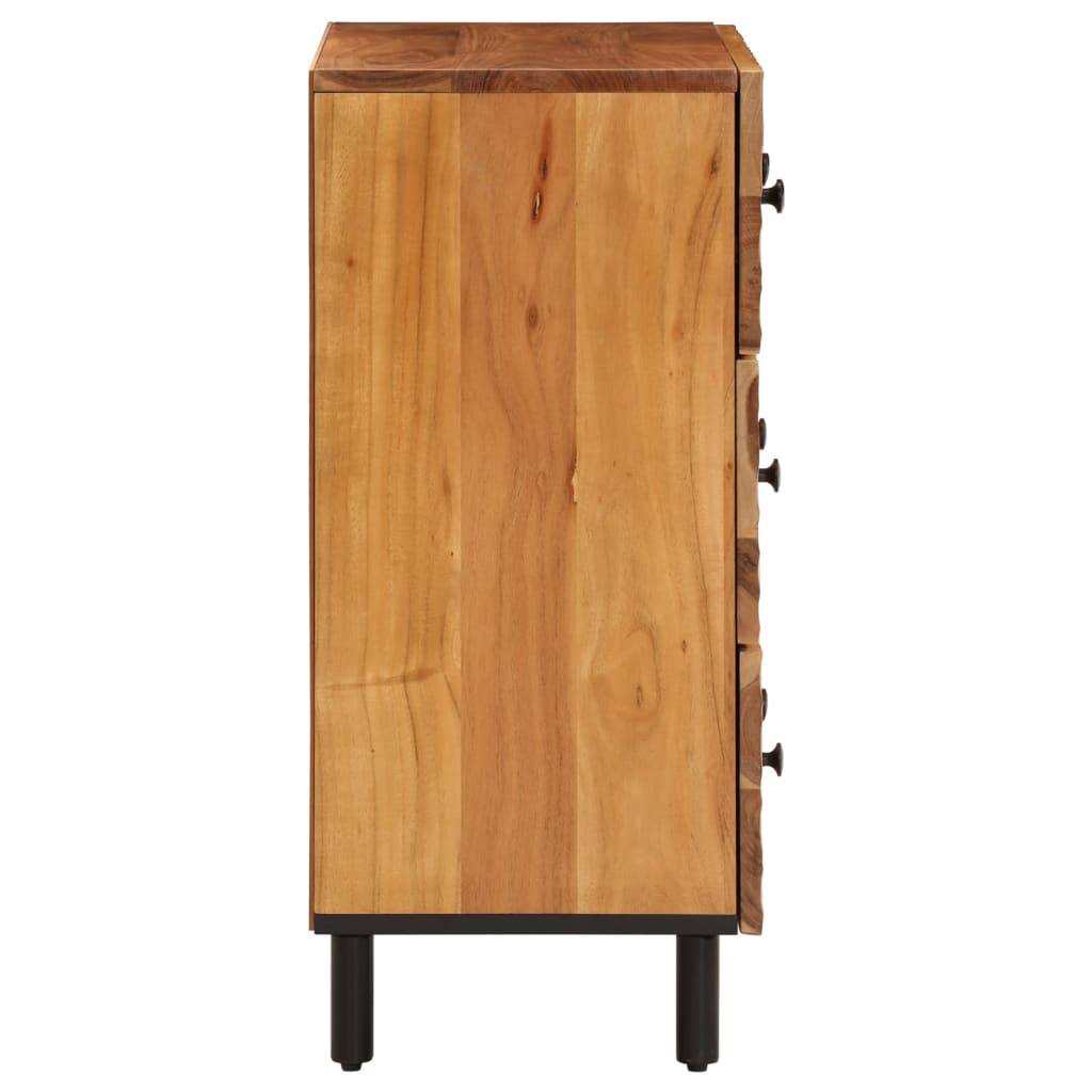Bijzetkast 60x33x75 cm massief acaciahout is nu te koop bij PeponiXL, paradijselijk wonen!
