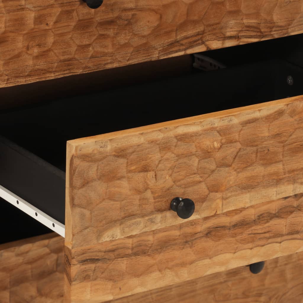 Bijzetkast 60x33x75 cm massief acaciahout is nu te koop bij PeponiXL, paradijselijk wonen!