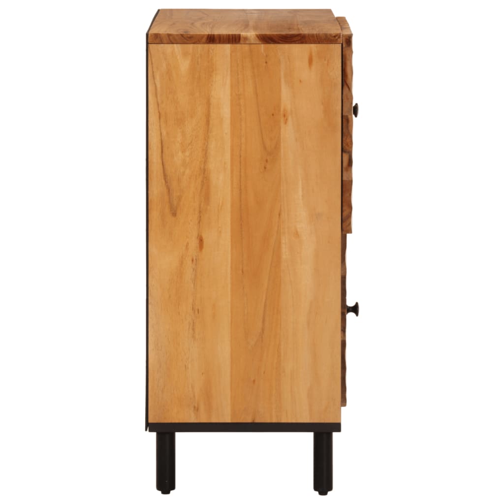Bijzetkast 80x33x75 cm massief acaciahout is nu te koop bij PeponiXL, paradijselijk wonen!