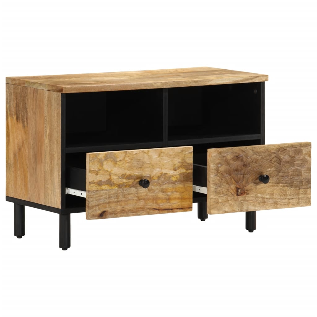 Tv-meubel 70x33x46 cm massief mangohout is nu te koop bij PeponiXL, paradijselijk wonen!