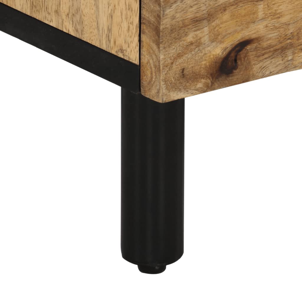 Tv-meubel 70x33x46 cm massief mangohout is nu te koop bij PeponiXL, paradijselijk wonen!