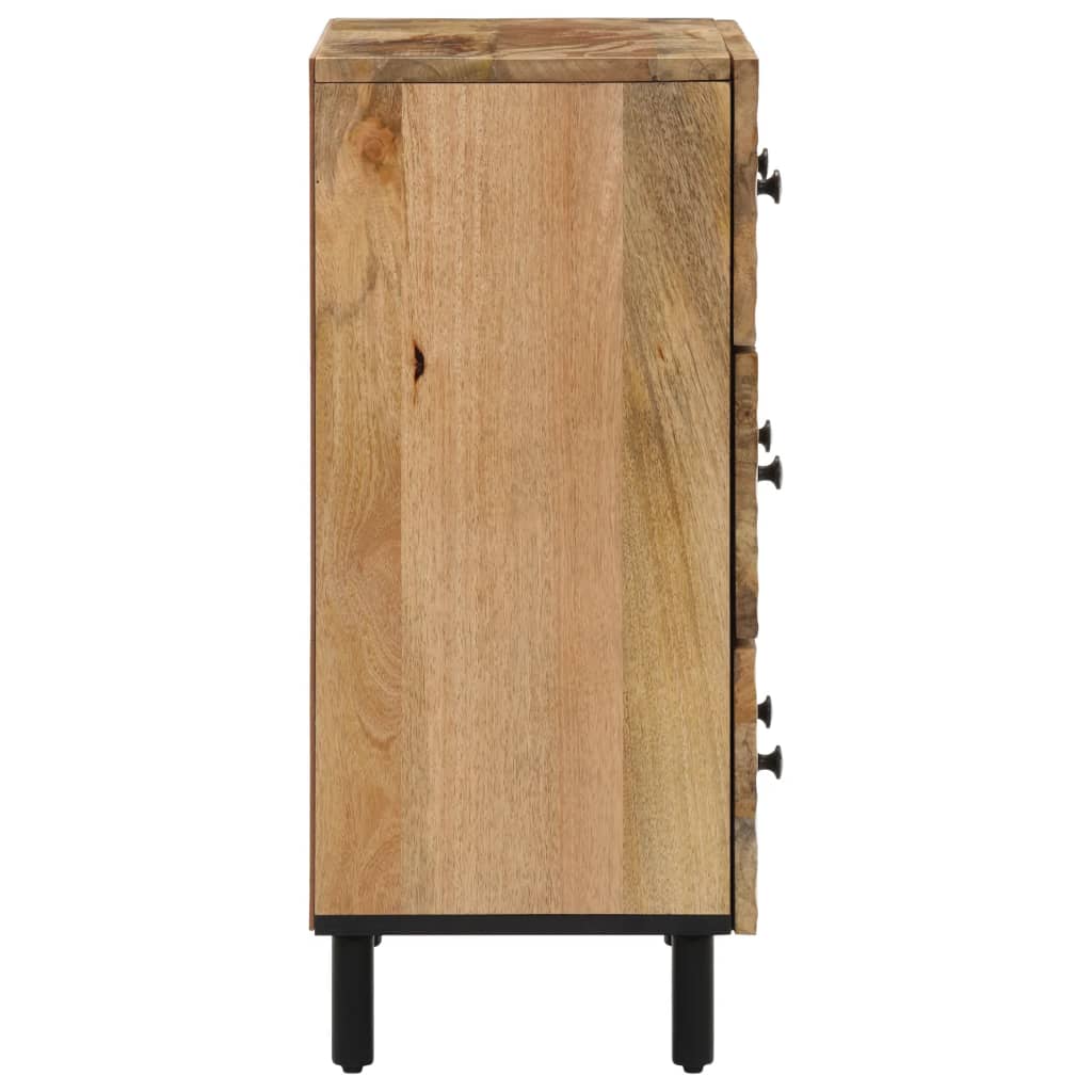 Bijzetkast 60x33x75 cm massief mangohout is nu te koop bij PeponiXL, paradijselijk wonen!