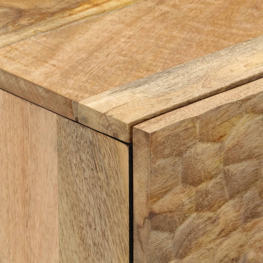 Bijzetkast 60x33x75 cm massief mangohout is nu te koop bij PeponiXL, paradijselijk wonen!