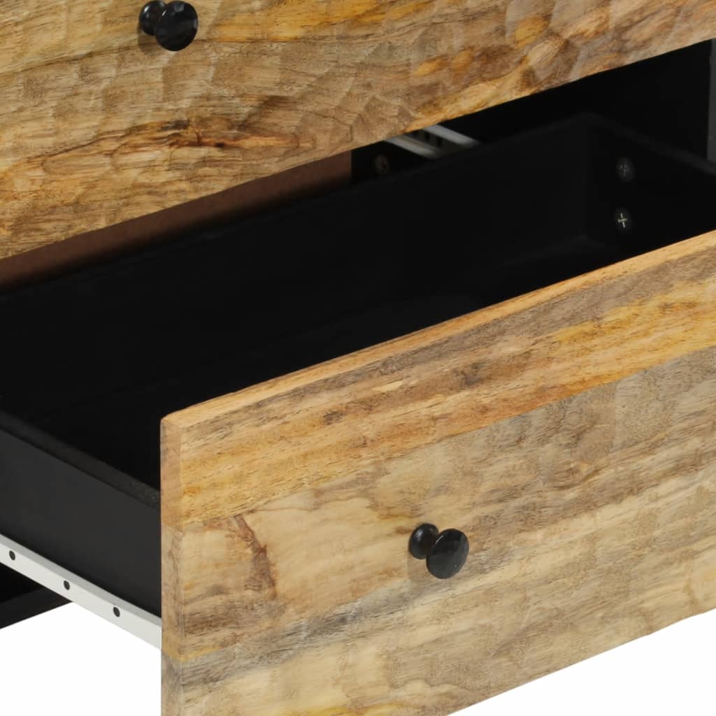 Bijzetkast 60x33x75 cm massief mangohout is nu te koop bij PeponiXL, paradijselijk wonen!