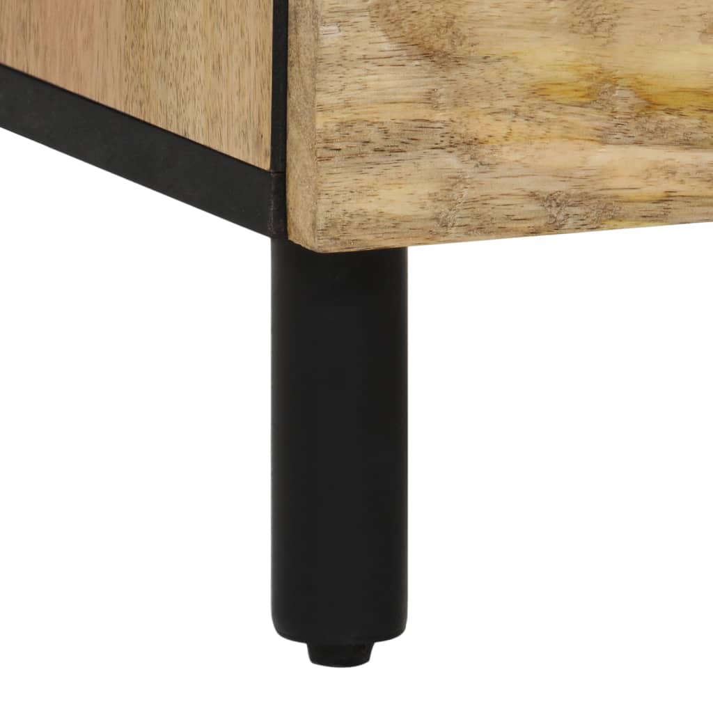 Bijzetkast 60x33x75 cm massief mangohout is nu te koop bij PeponiXL, paradijselijk wonen!