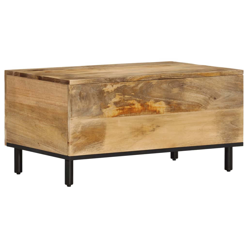 Salontafel 80x50x40 cm massief mangohout is nu te koop bij PeponiXL, paradijselijk wonen!