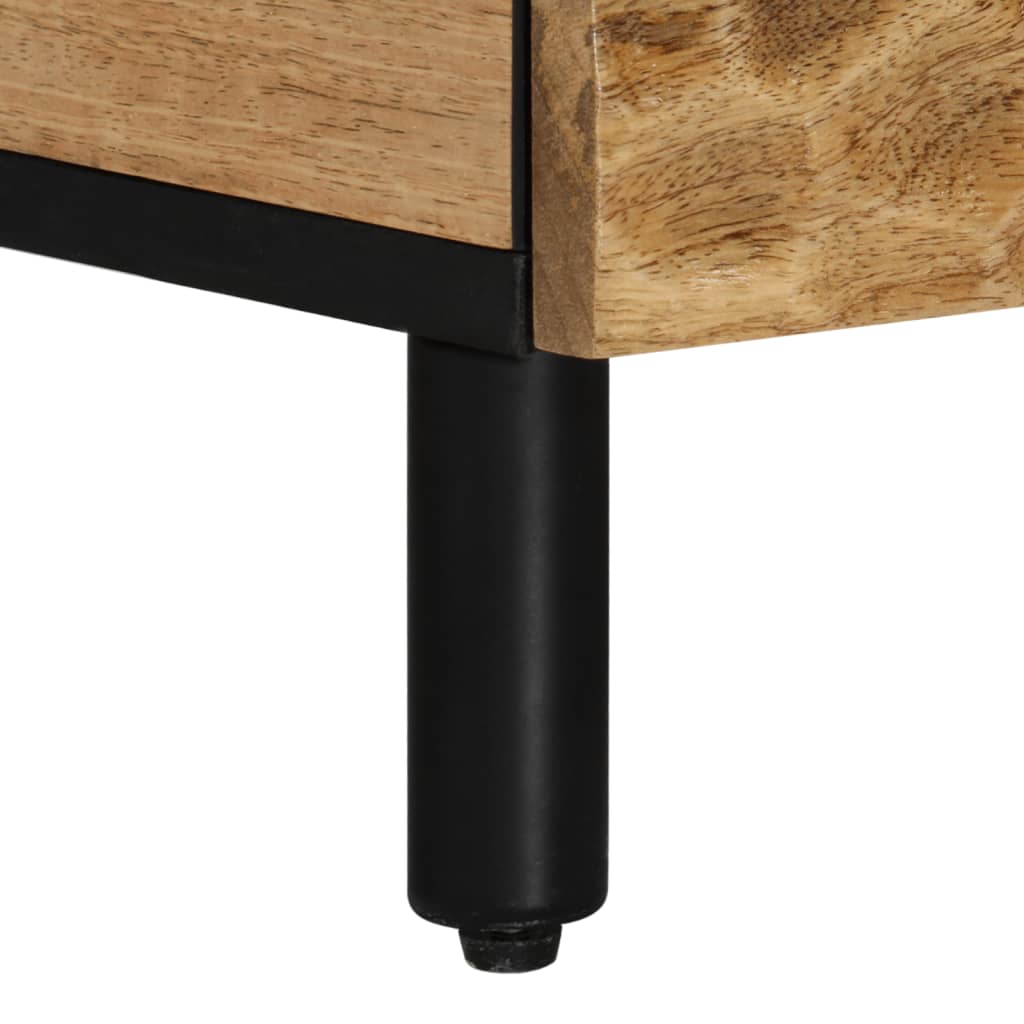 Salontafel 80x50x40 cm massief mangohout is nu te koop bij PeponiXL, paradijselijk wonen!