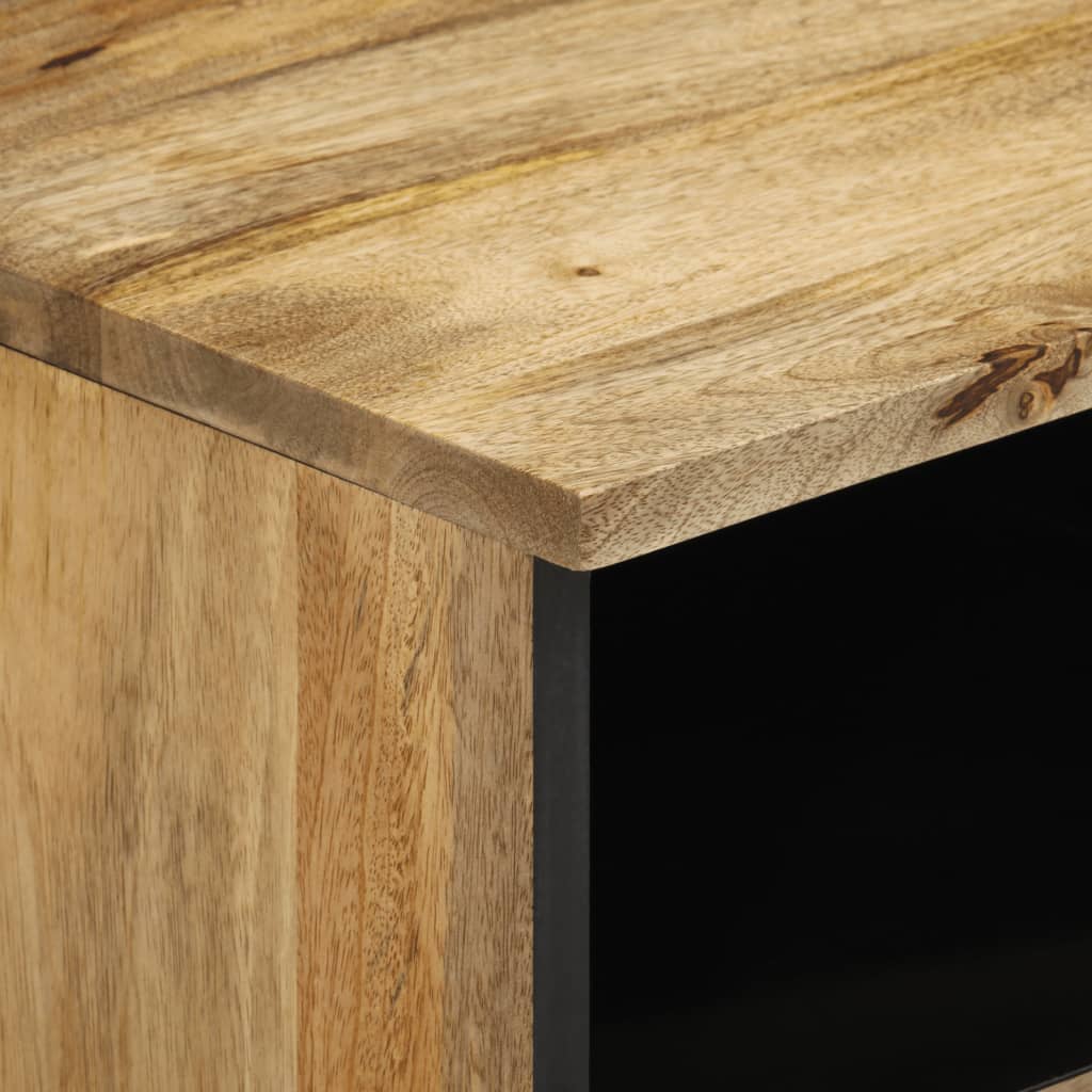 Nachtkastje 40x33x46 cm massief mangohout is nu te koop bij PeponiXL, paradijselijk wonen!