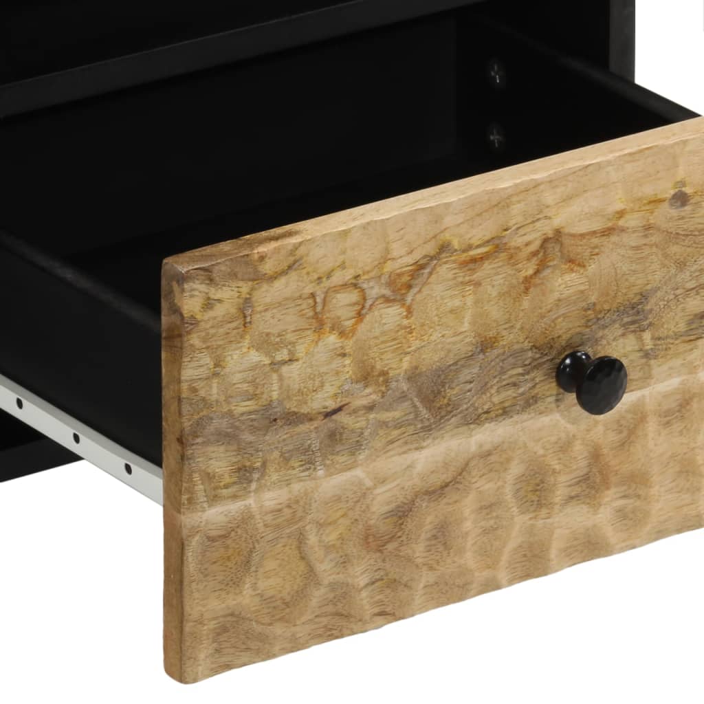 Nachtkastje 40x33x46 cm massief mangohout is nu te koop bij PeponiXL, paradijselijk wonen!