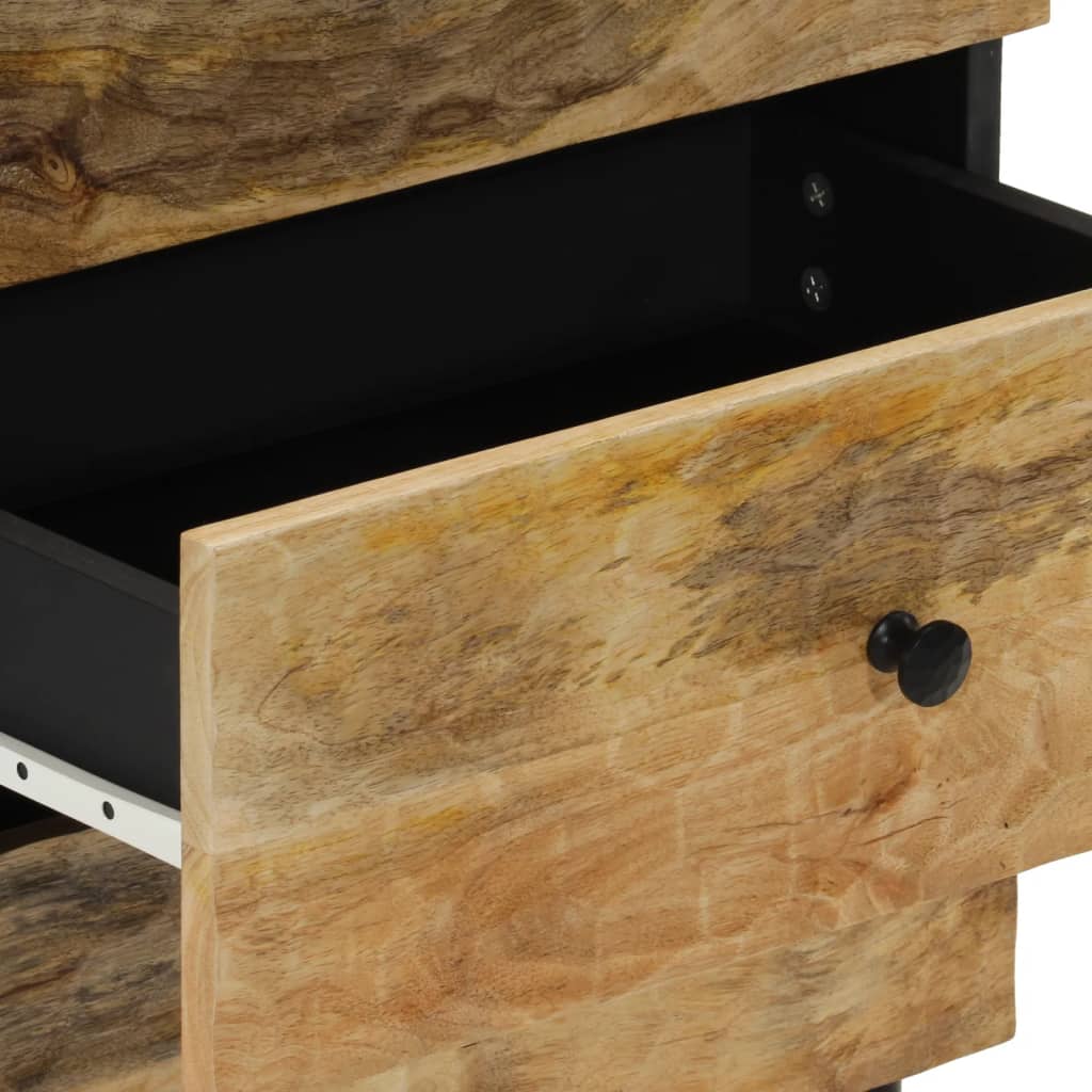 Nachtkastje 50x33x60 cm massief mangohout is nu te koop bij PeponiXL, paradijselijk wonen!