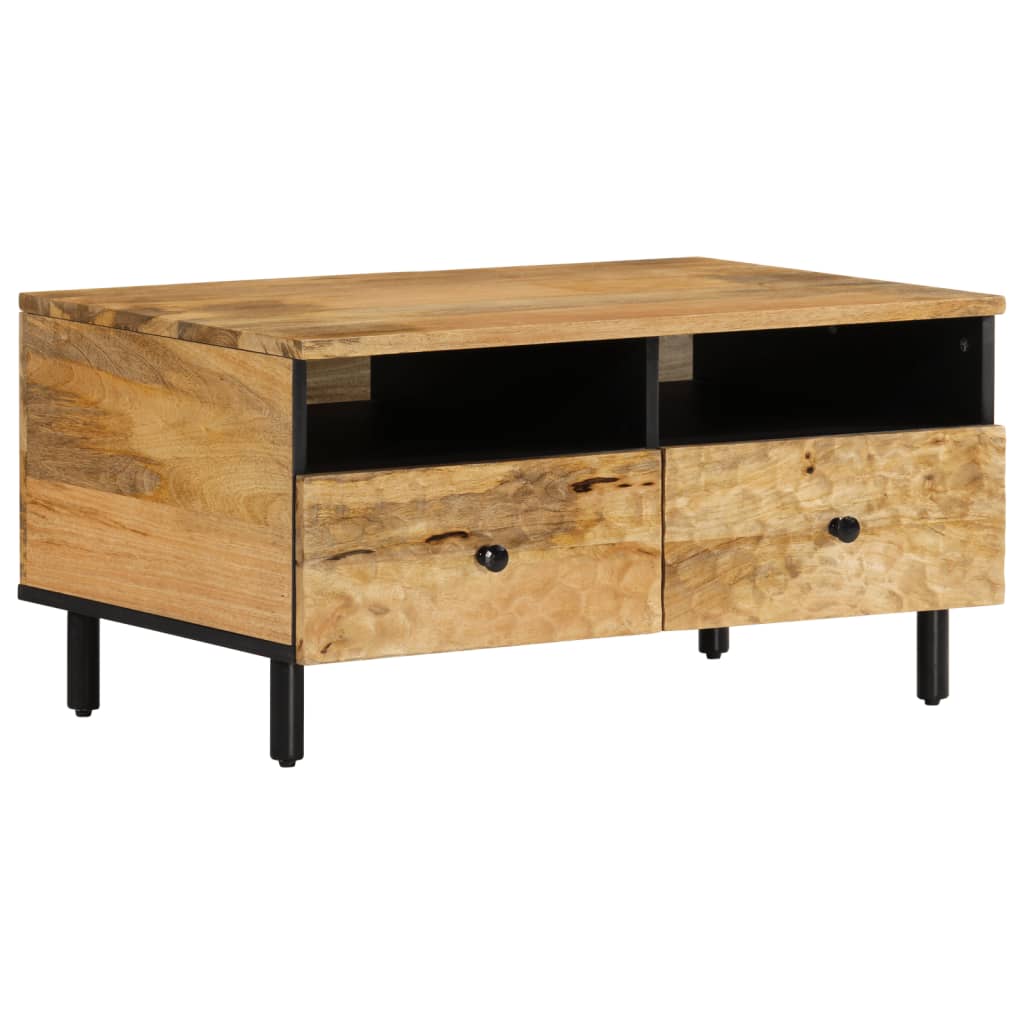 Salontafel 80x54x40 cm massief mangohout is nu te koop bij PeponiXL, paradijselijk wonen!