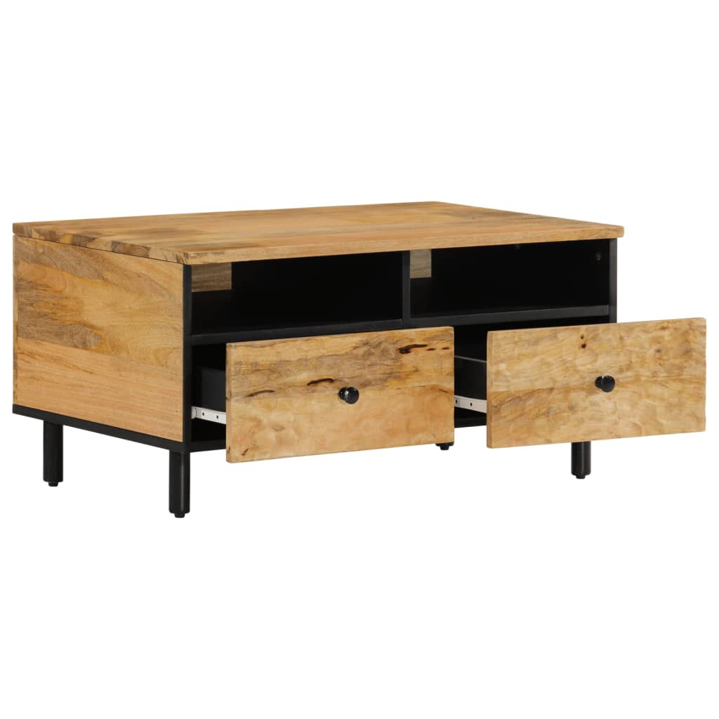 Salontafel 80x54x40 cm massief mangohout is nu te koop bij PeponiXL, paradijselijk wonen!