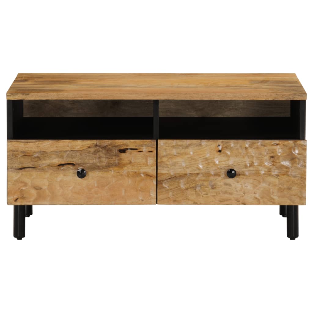 Salontafel 80x54x40 cm massief mangohout is nu te koop bij PeponiXL, paradijselijk wonen!