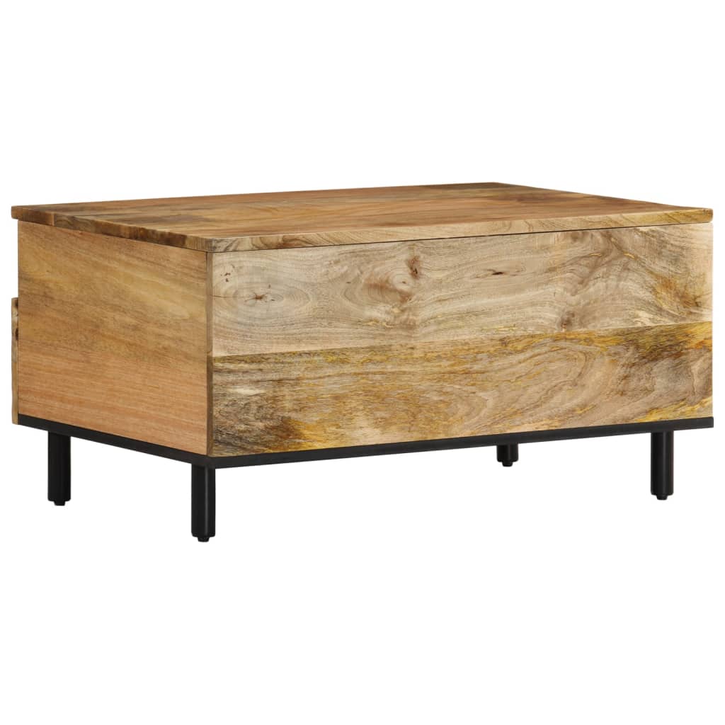 Salontafel 80x54x40 cm massief mangohout is nu te koop bij PeponiXL, paradijselijk wonen!
