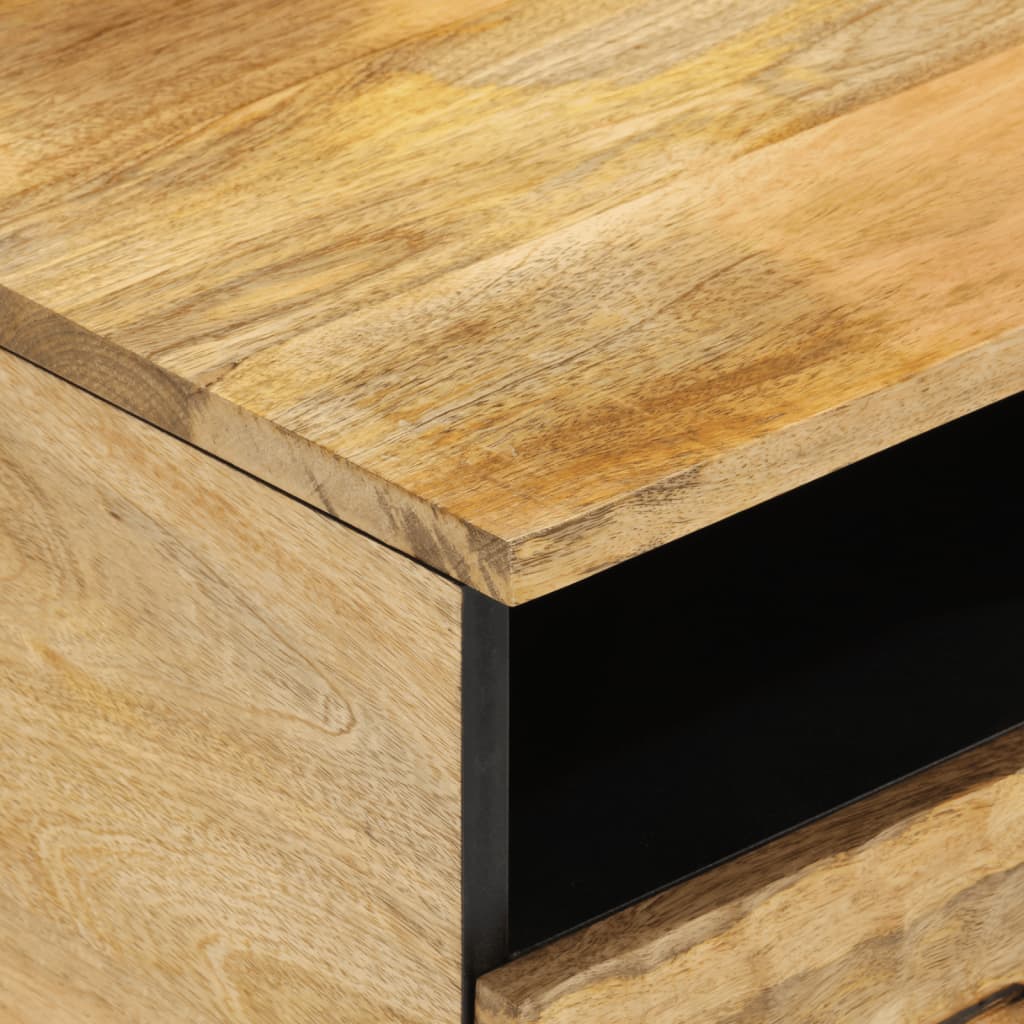 Salontafel 80x54x40 cm massief mangohout is nu te koop bij PeponiXL, paradijselijk wonen!