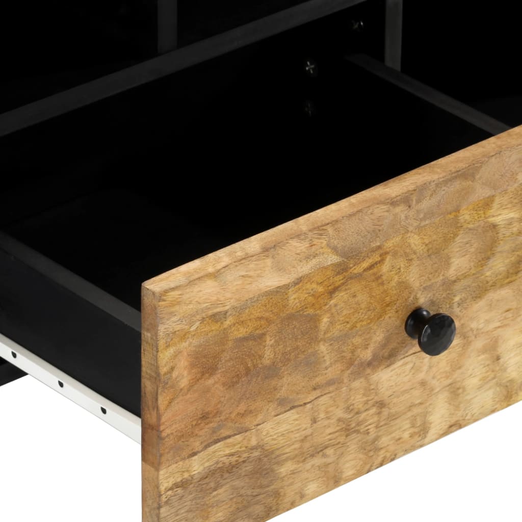 Tv-meubel 100x33x46 cm massief mangohout is nu te koop bij PeponiXL, paradijselijk wonen!