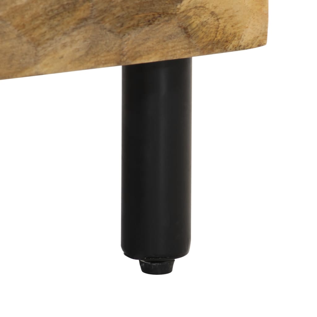 Tv-meubel 100x33x46 cm massief mangohout is nu te koop bij PeponiXL, paradijselijk wonen!