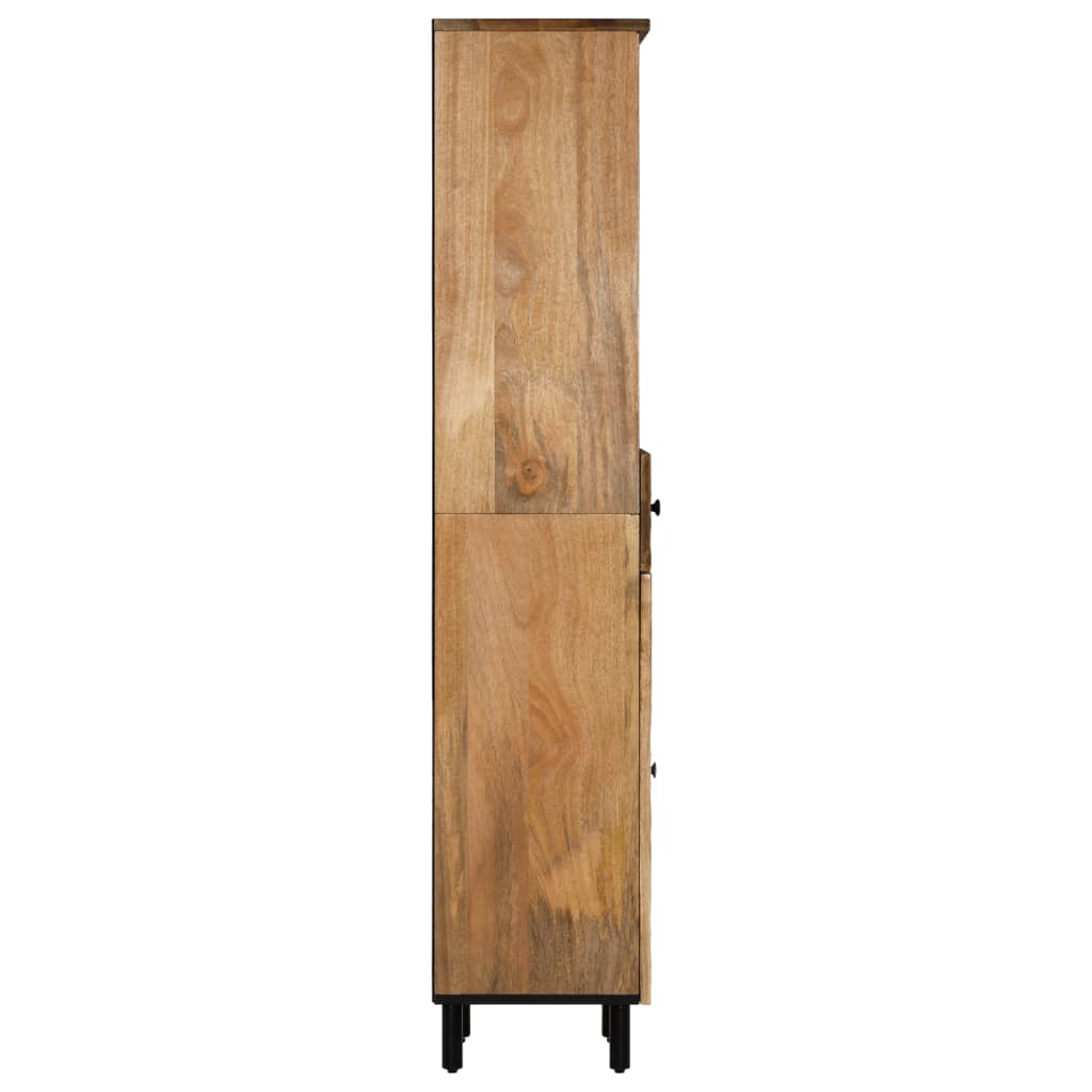 Badkamerkast 38x33x160 cm massief mangohout is nu te koop bij PeponiXL, paradijselijk wonen!